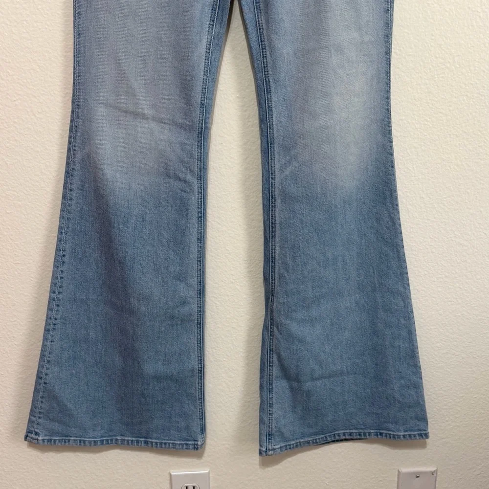 NWT MOTHER The Doozy High-Rise Flare Jeans Women's 29 Blue Let's Get It Together - Picture 4 of 16